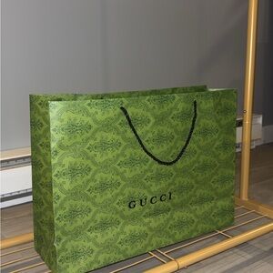 Gucci Green Decorative Tote